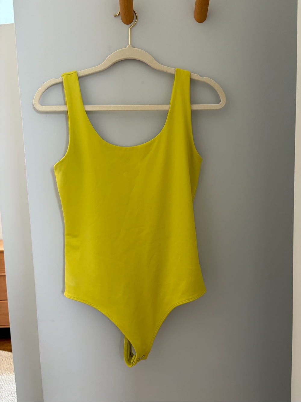 Kids Bright Yellow One-Piece Swimsuit